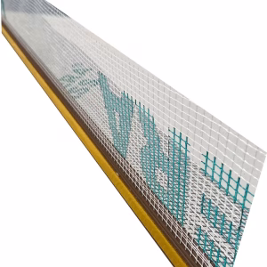 Профіль коричневий віконного примикання з сіткою Valmiera Glass довж. 2,4 м. (паяний)
