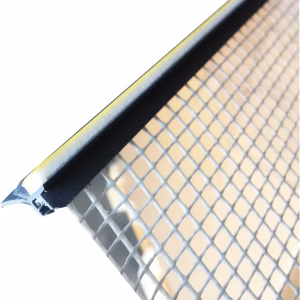 Профіль графітовий віконного примикання з сіткою Valmiera Glass довж. 2,4 м. (паяний)